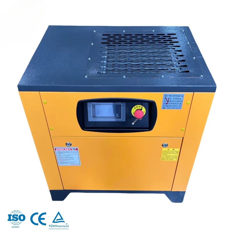 High Efficiency Air Compressor 10HP 7.5KW 220V for Industrial Use with CE Certificate