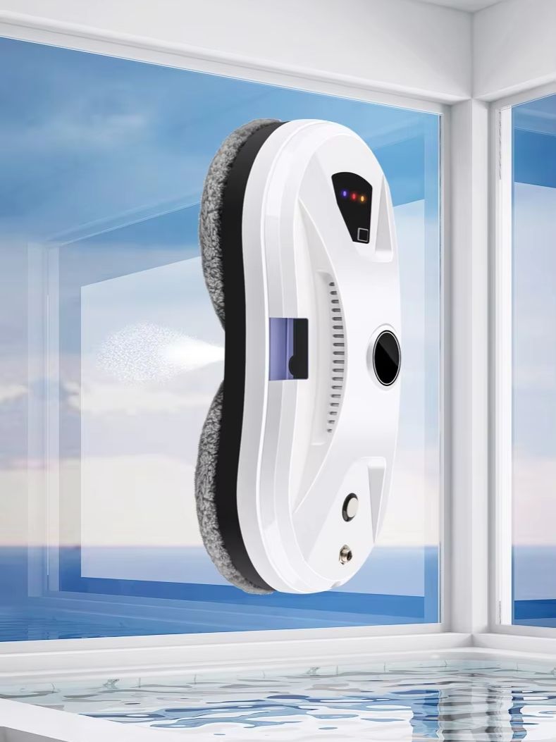 自動水スプレーガラス掃除ロボット、Windoweer 磁気落下防止スマート家庭用窓クリーナー
