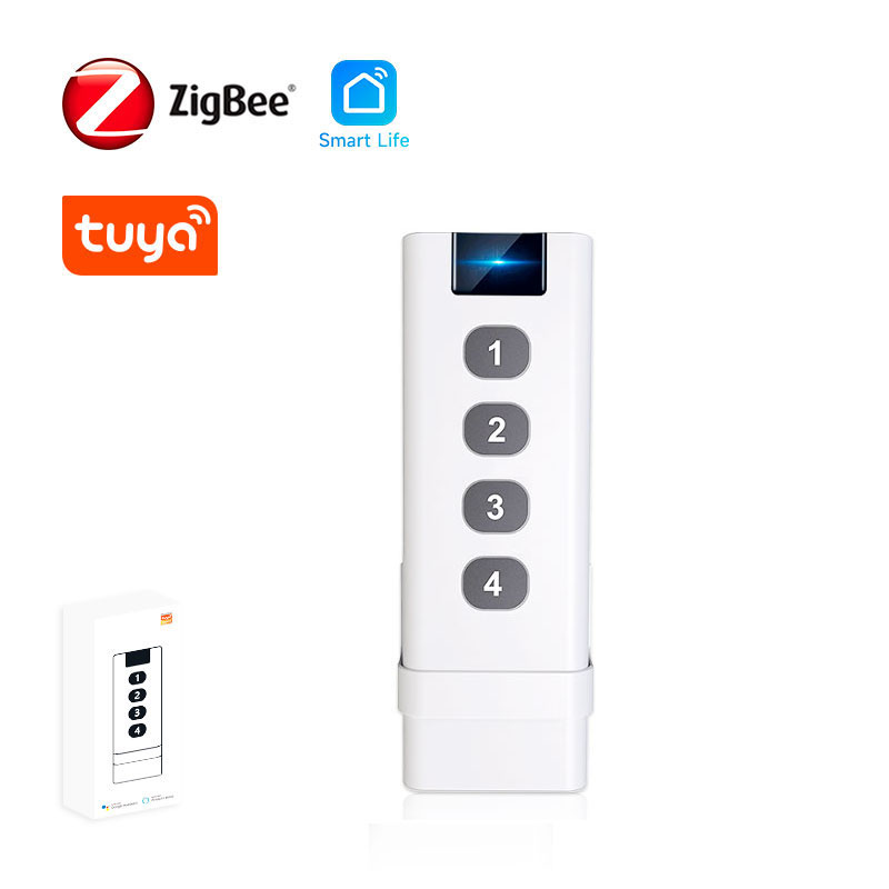 Tuya ZigBee スマートシーンスイッチ 1-4 ギャングポータブルミニデザイン家庭用スマートライフリモコンオートメーションシナリオスイッチ