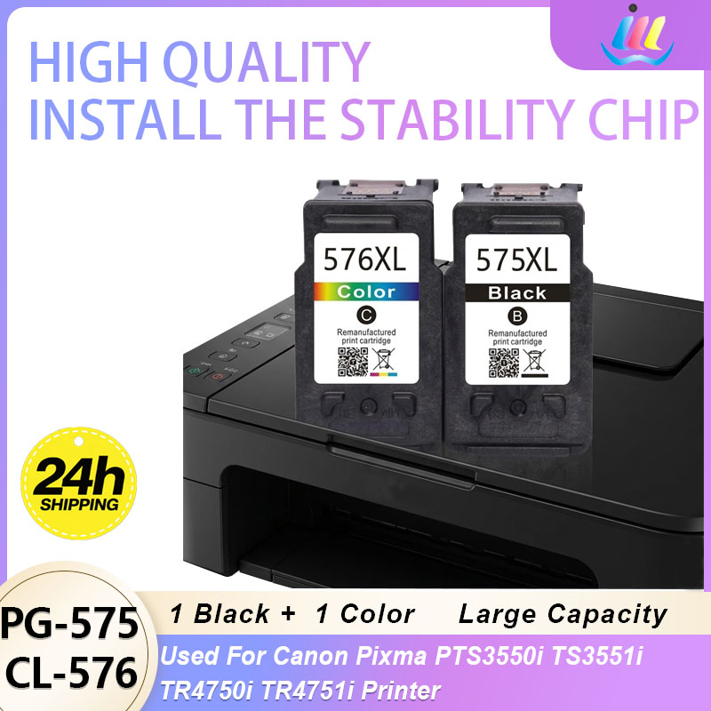 575 576 PG575i ブラック CL576 インクカートリッジ Canon Pixma TS3550i TS3551i TR4750i TR4751i プリンタ用