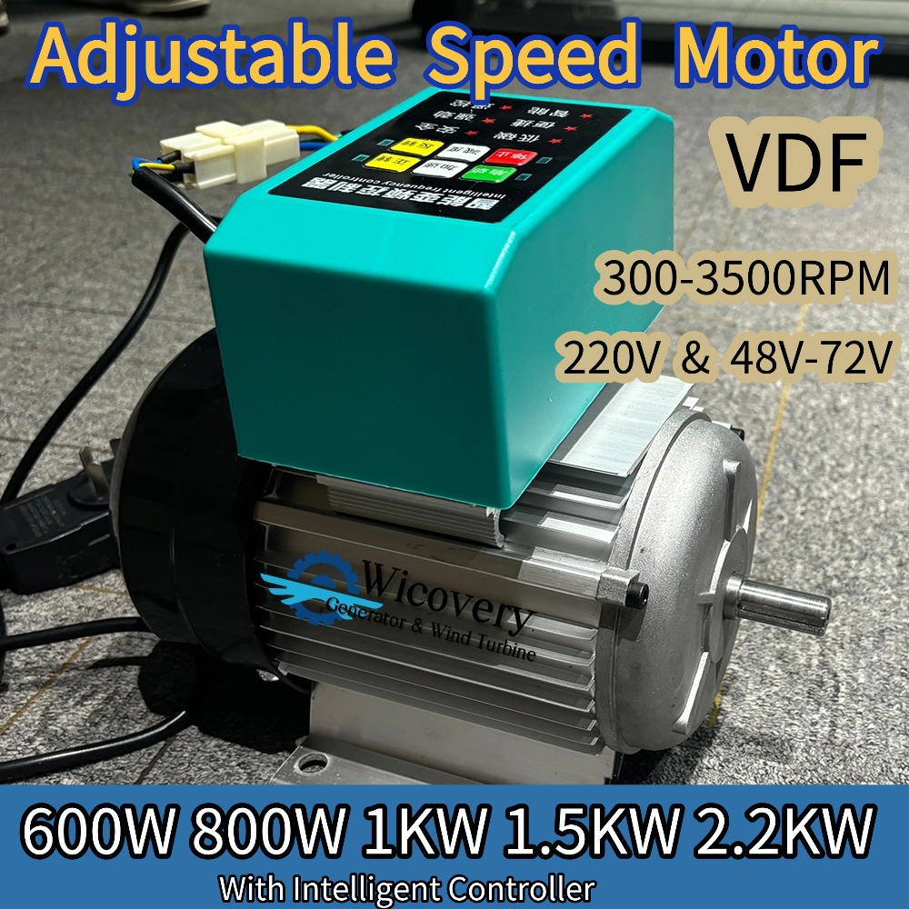 800 ワット 1.5KW 2.2KW 可変速モーター 220V 1 相 AC 48V-72VAuto DC 可変周波数ドライブ VDF コントローラ文字列