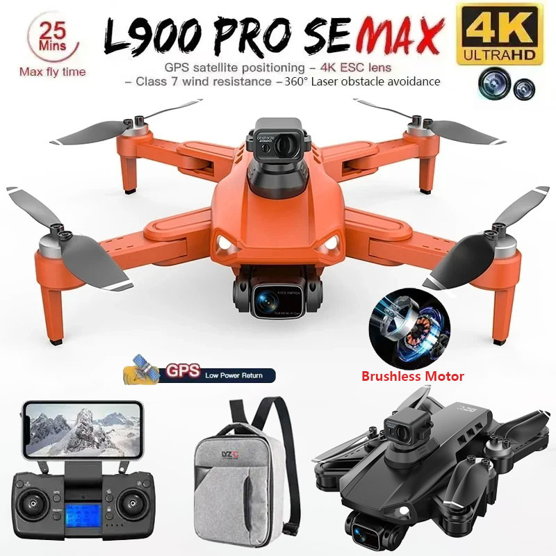 L900 Pro SE MAX GPS ドローン 4K プロフェッショナルデュアル HD カメラ 5G WIFI 360° 障害物回避ブラシレスモーター Rc FPV クアッドコプター ドローン