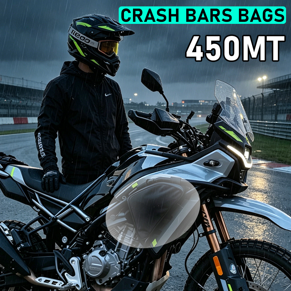 新しいオートバイの OEM フレームクラッシュバーバッグ CFMOTO 450MT MT 450 バンパーバッグ防水バッグ修復ツールバッグ 450 MT オリジナルバッグ