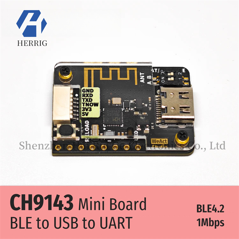 WeAct CH9143 BLE/USB/UART 3 ウェイワイヤレス透過シリアルポート TTL モジュールデバッグ