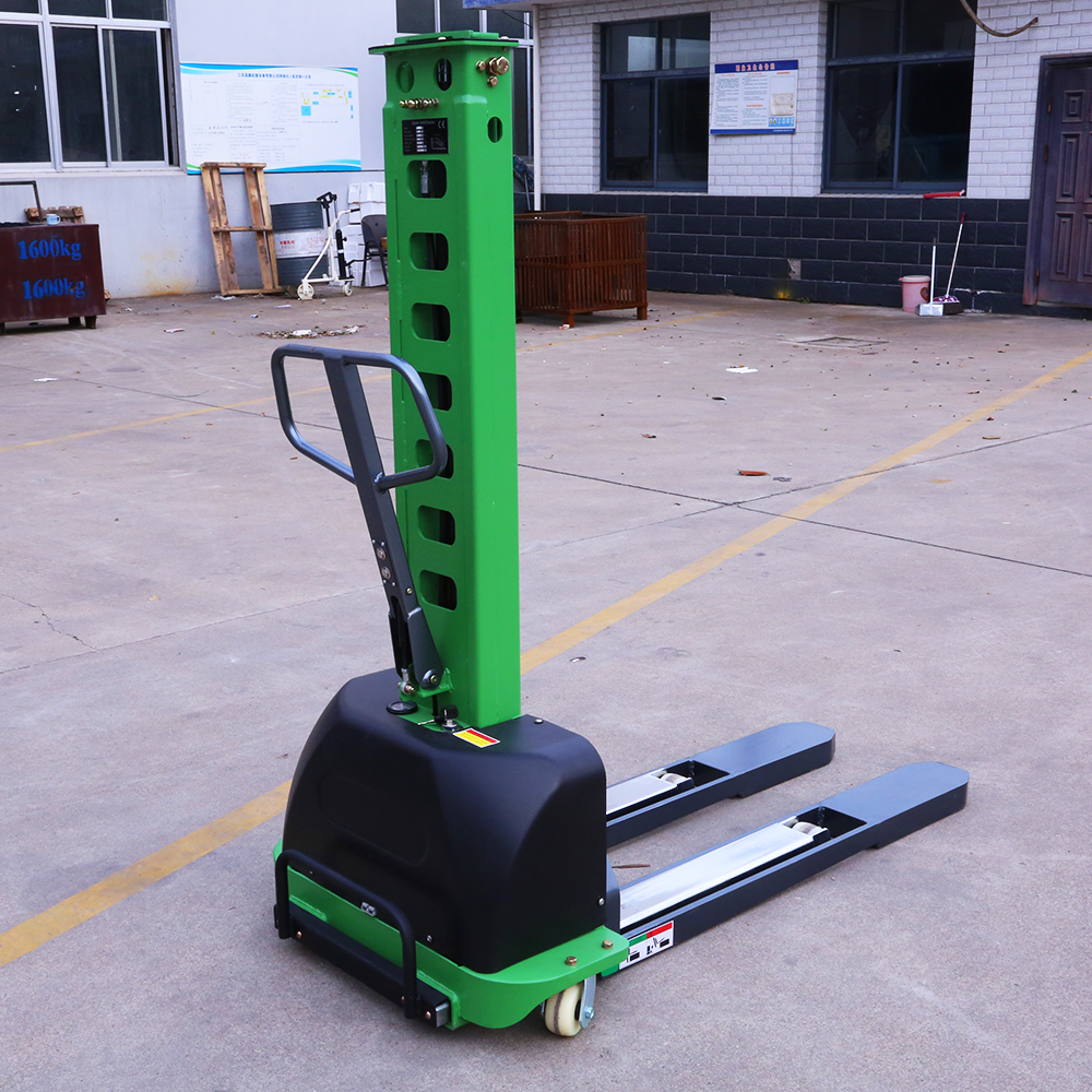 電動スタッカー 500kg 1000kg セルフリフティングパレットローダー全電動セルフローディングスタッカー