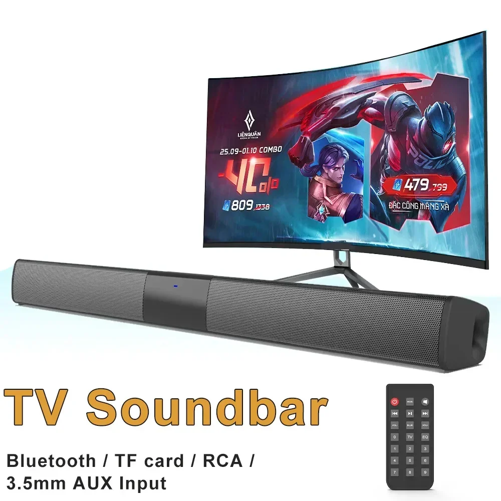 ワイヤレスサブウーファーサウンドバーテレビの Bluetooth スピーカーサウンドバーボックス音楽ラジオ FM ビッグ Bocina 低音 Blootooth Caixa デ Som Coluna