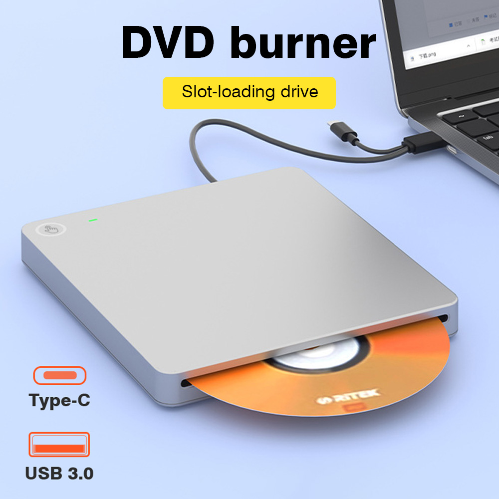 外部 USB 3.0 バーナー CD-RW ドライブ DVD-ROM CD-R DVD _RW バーナー プレーヤー 3D ビデオ高速リーダー ラップトップ デスクトップ Mac 用