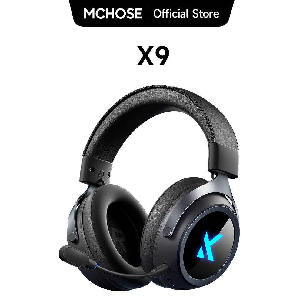 MCHOSE X9 ワイヤレス ゲーミング ヘッドセット 7.1 サラウンド サウンド ノイズ キャンセリング マイク 低遅延 15 ミリ秒 FPS ゲーム E スポーツ ヘッドフォン