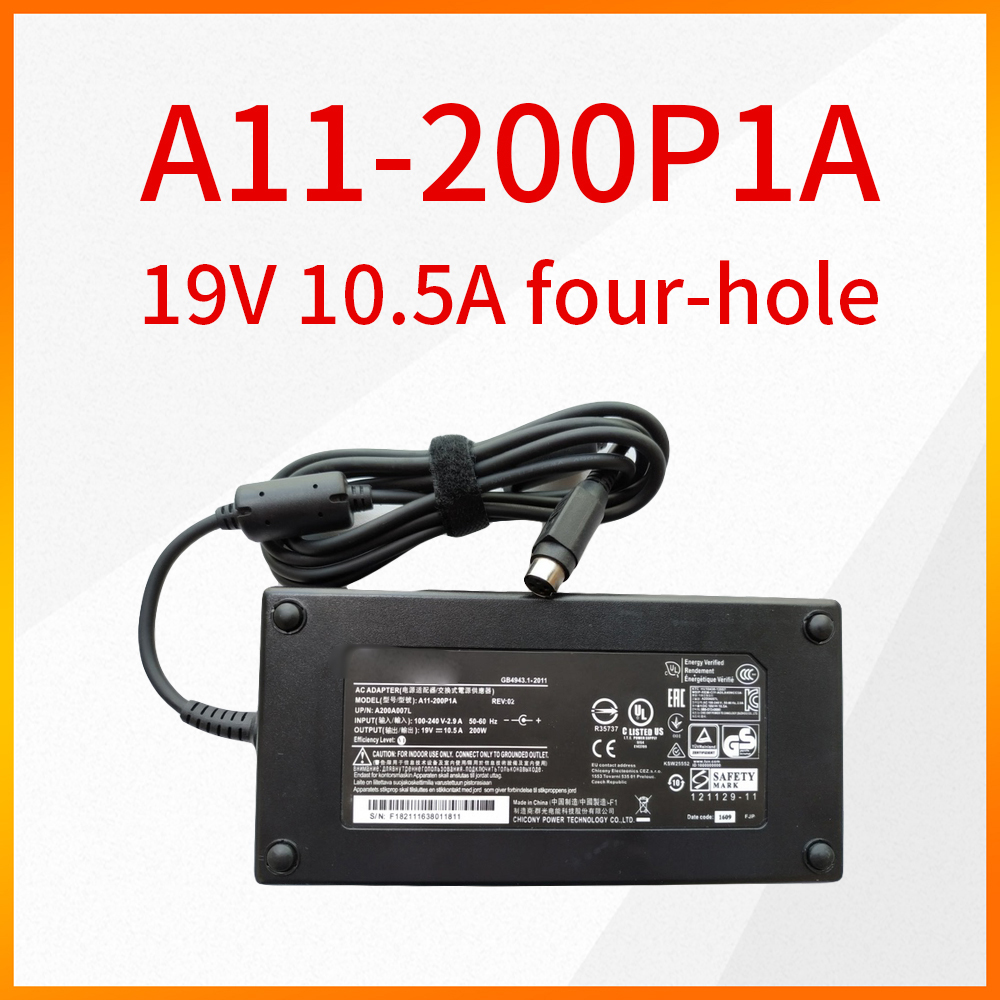 A11-200P1A 19V 10.5A 4穴 200W 電源アダプタ Samsung GAMER シリーズ 700G7A NP700G7A A11 200P1A 用
