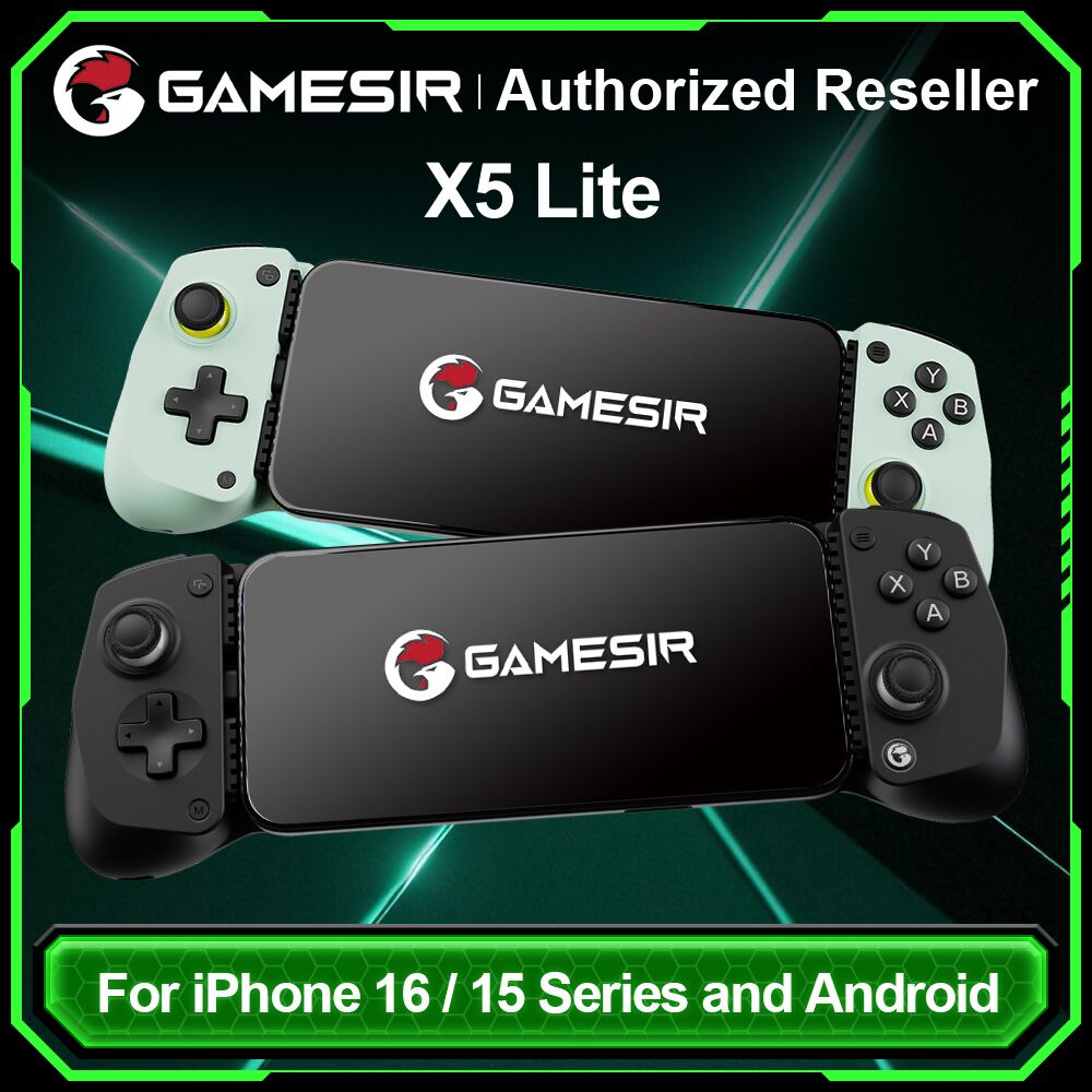 Gamesir X5 Lite コントローラーモバイルゲーム用スマートフォン電話ゲームパッド互換性のある Android および IOS ホール効果スティック Type-C