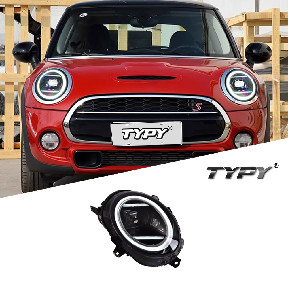 TYPY 車 BMW ミニ F55 F56 ヘッドライト 2014-2021 アップグレード修正された新しい DRL ダイナミックターンシグナル LED ヘッドライトオートアクセサリー