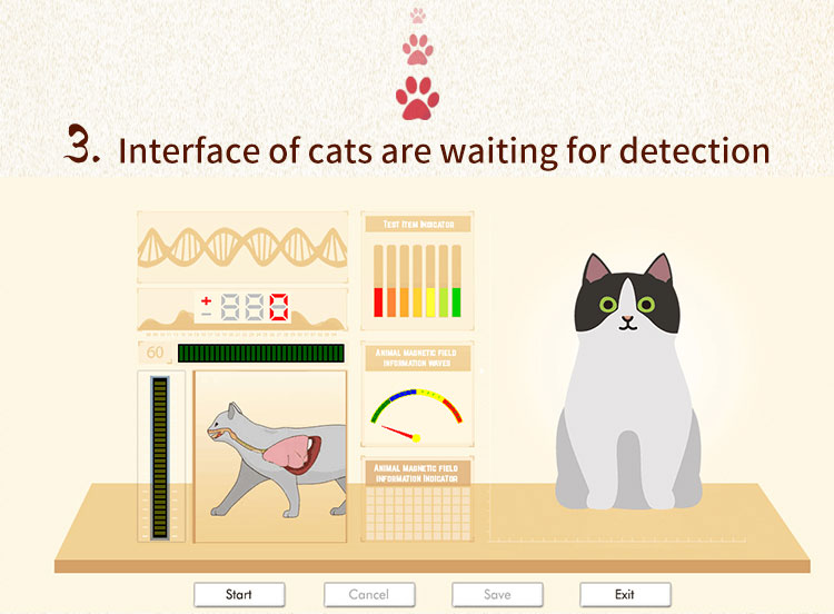 2026年最新ソフトウェアペットヘルスアナライザー猫と犬用量子生体共鳴アナライザー