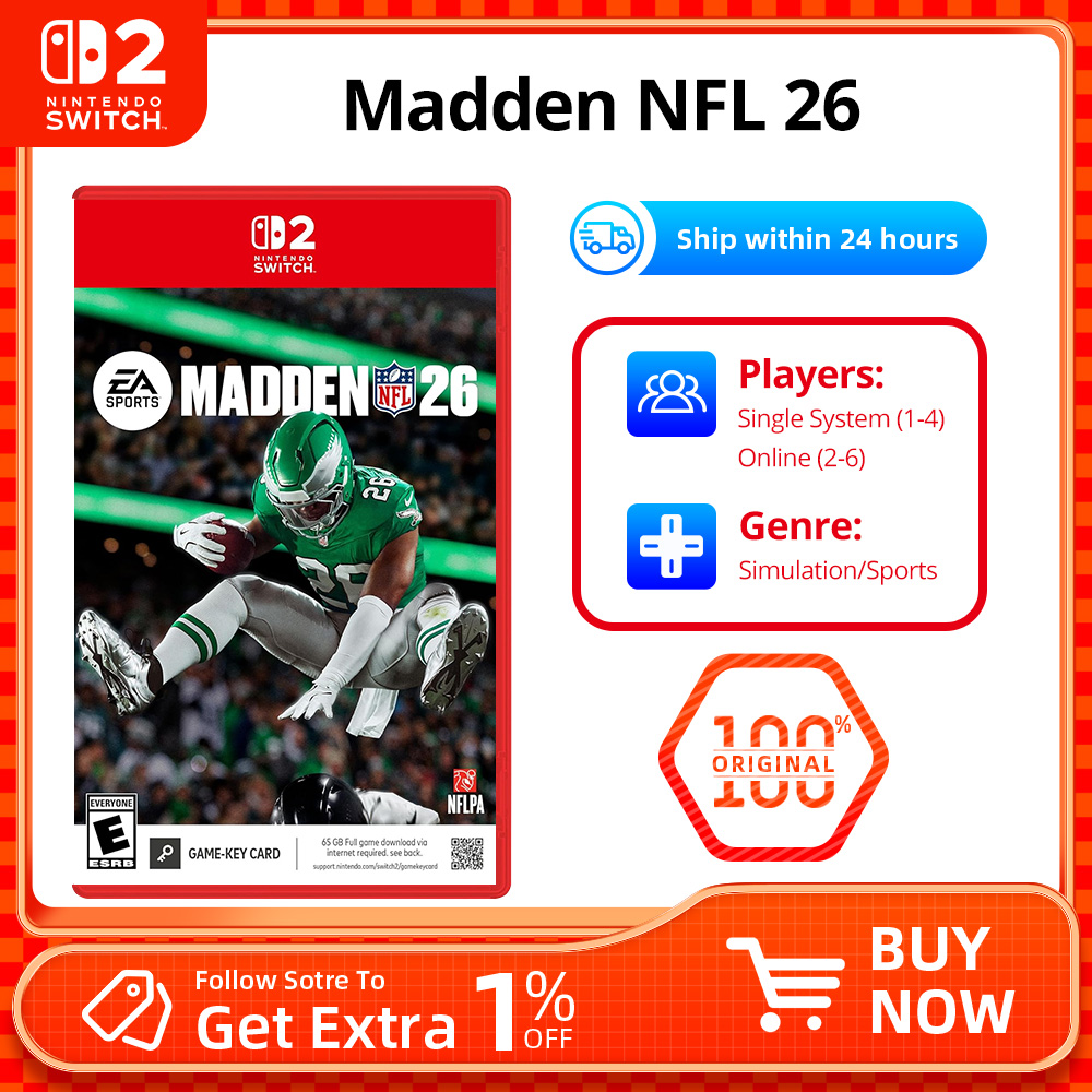 Nintendo Switch ゲームのセール - EA SPORTS™ Madden NFL 26 - 100% 新品物理ゲームカード Nintendo Switch 用スポーツ プレイング ゲーム