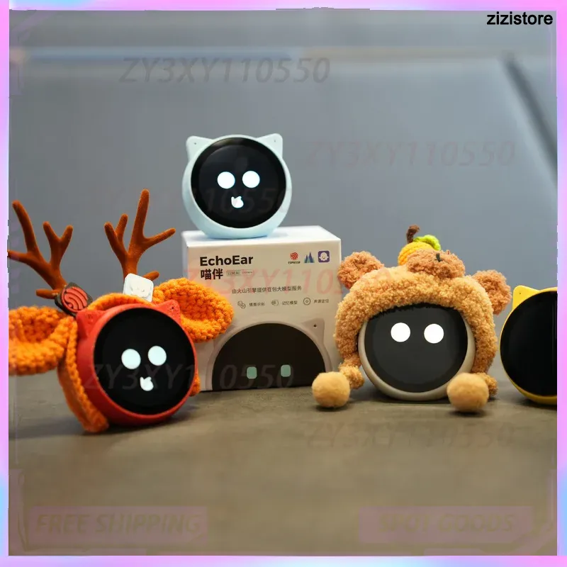 Echoear ニャー コンパニオン デスクトップ インテリジェント Ai チャット ロボット ビーン バッグ 音声対話おもちゃ 完成品 ホリデー ギフト