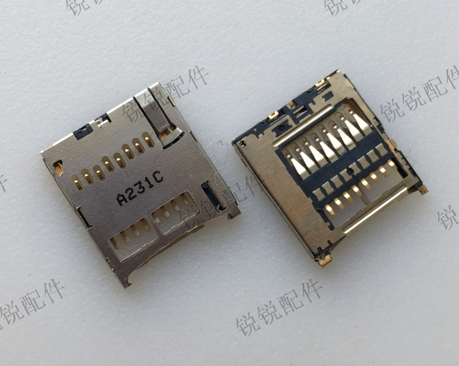 新しいオリジナル TF カードホルダー MicroSD 携帯電話メモリカードホルダー TF メモリ、メモリカードスロットコネクタ
