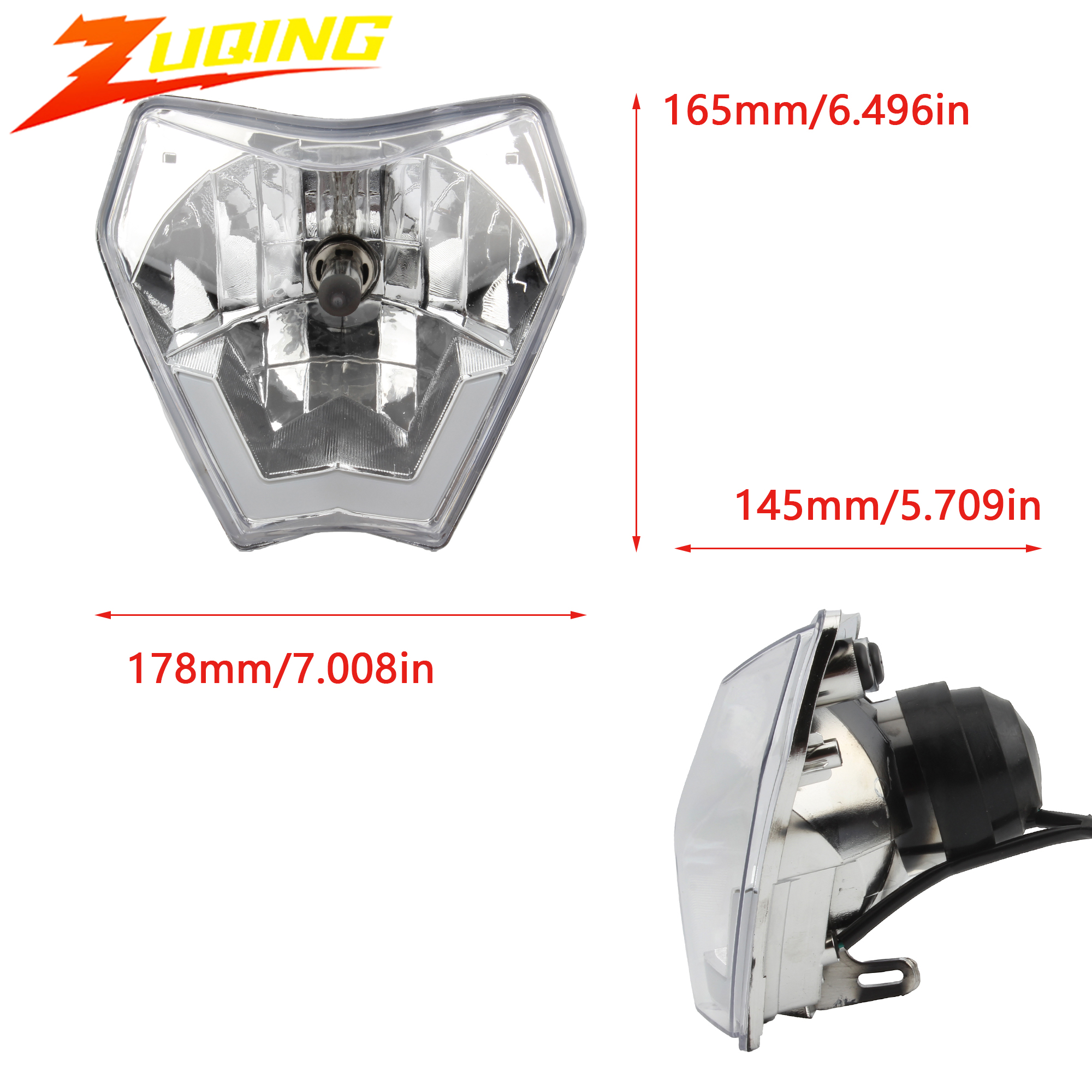 KTM 2024 EXC XC SX XCW EXCF SXW SXF 125-500 オートバイヘッドライトストリートファイターダートバイクエンデューロモトクロスアクセサリー