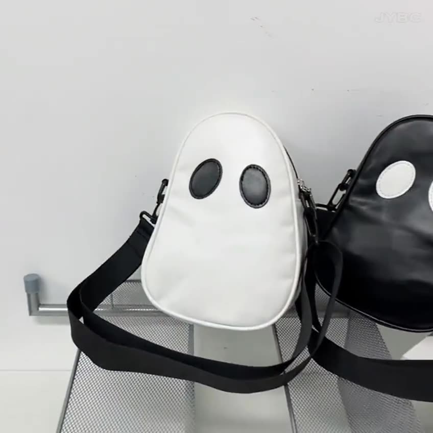 2025 新しいハロウィンバックパック女性用韓国スタイル面白いゴーストテーマバッグ男性用