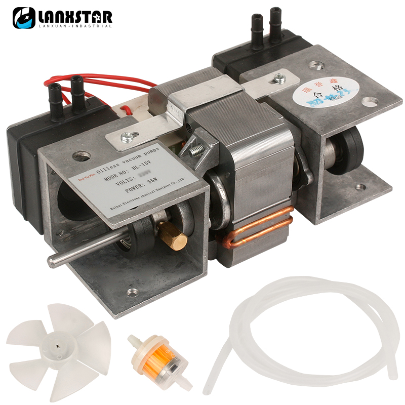 小型オイルフリー真空ポンプ 110 V/220 V 高負圧真空ポンプ吸引ポンプ美容機器 HL-15V/HL-15L