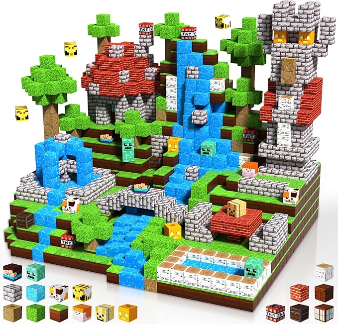 150ピース磁気パズルステムおもちゃセット、3歳の子供用、モンテッソーリ感覚ビルディングブロック、男の子への安全な教育ギフト