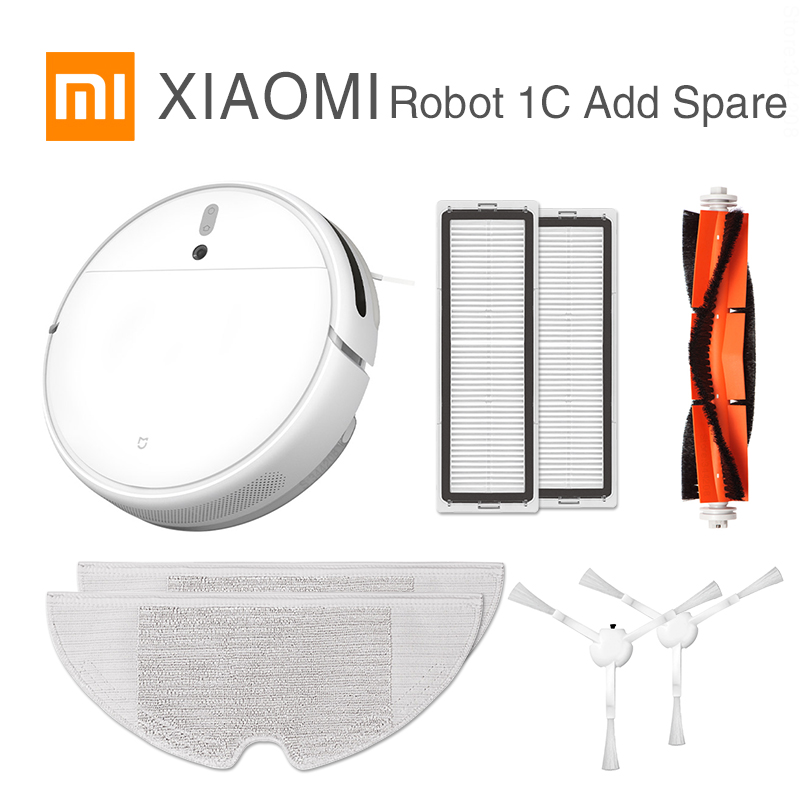 2500Pa Xiaomi MIJIA 1C スイープモップロボット掃除機ビジュアルダイナミックナビゲーション家庭用自動クリーナー 2400mAh