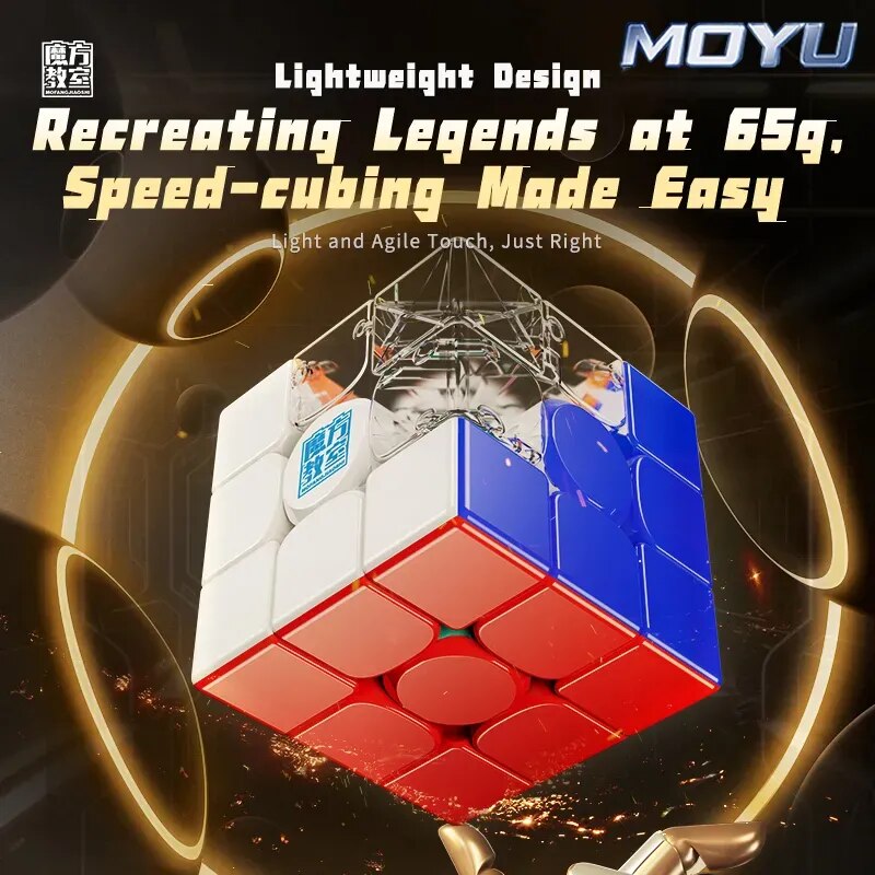 MoYu RS3M V5 3X3 磁気マジックスピードキューブプロフェッショナルフィジェットおもちゃ RS3 M 2023 V5 Cubo Magico パズル