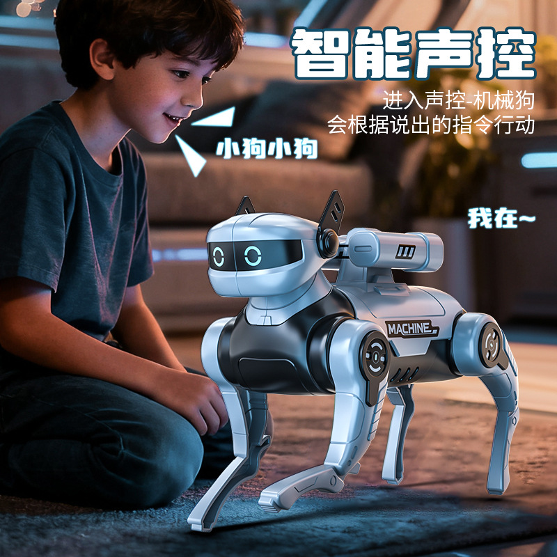音声制御 DIY アセンブリ AI ロボット犬プログラマブル教育電気玩具 STEM 学習ギフト男の子子供のため