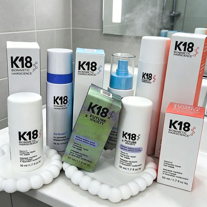 新しい K18 アップグレードされた洗い流さない分子ケラチン修復ヘアマスクは、ダメージを受けた髪を柔らかく復元します髪の頭皮のための深いケラチントリートメント