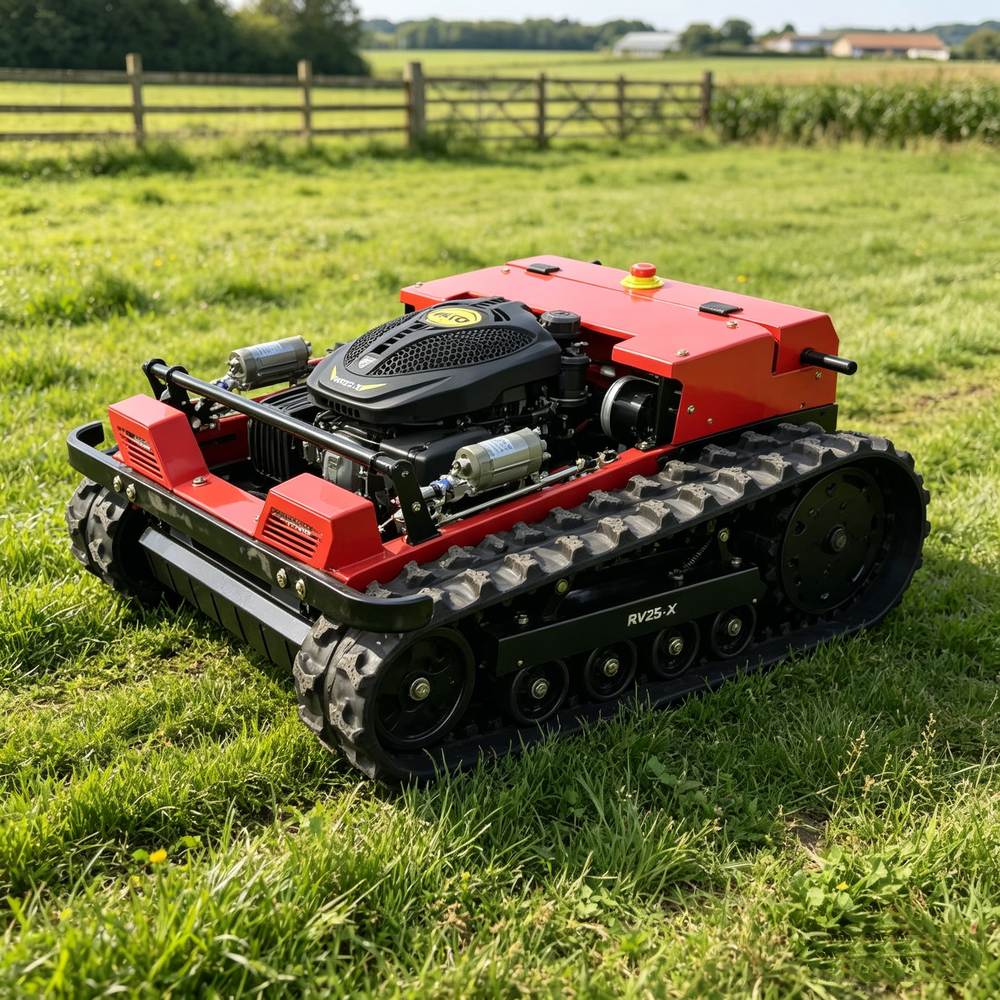 リモートコントロール芝刈り機、カスタマイズ可能、中国工場製全地形型クローラー草刈機