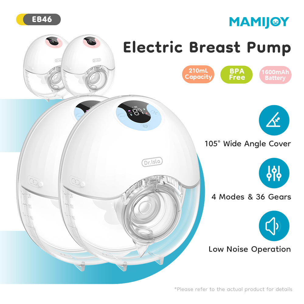 MAMIJOY 2PCS ウェアラブル搾乳器 4 モード