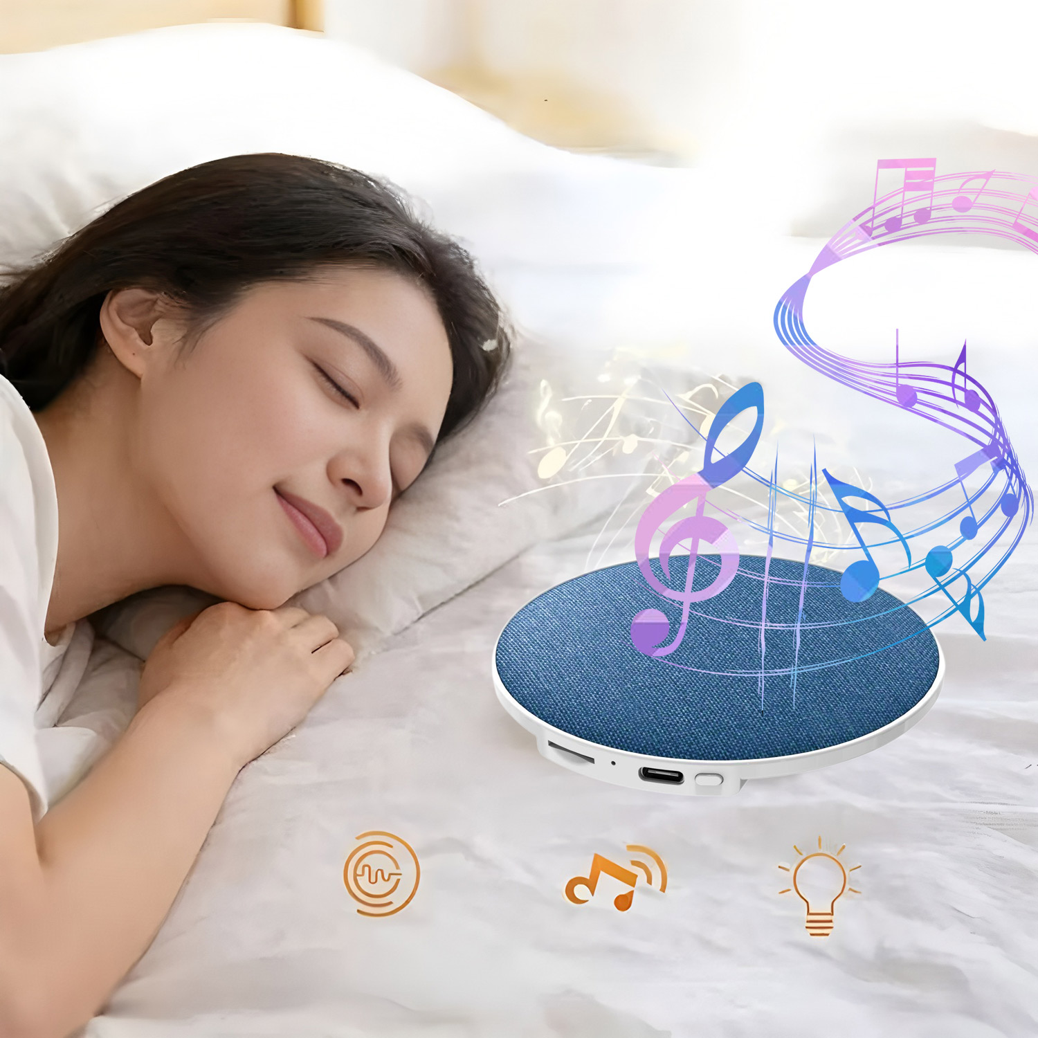 ワイヤレス枕スピーカー睡眠補助 360 度サラウンドサウンド Bluetooth 5.4 HiFi ステレオサウンドプライベートオーディオ邪魔しないパートナー 2026 新しい