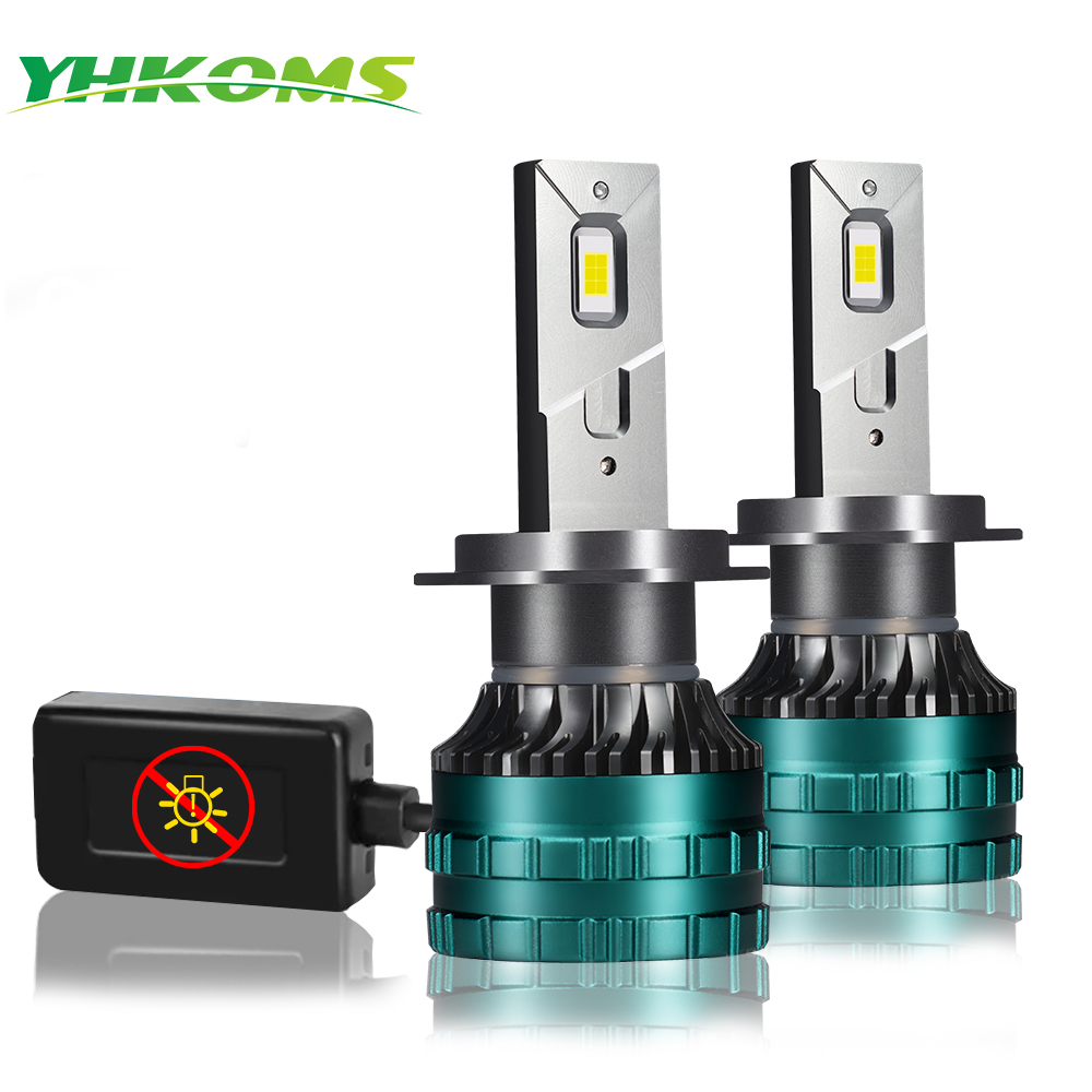 YHKOMS Canbus 車 LED ヘッドライト H4 LED H7 LED H8 H9 H11 H1 9005 HB3 9006 HB4 880 881 H13 9007 H16 5202 オート LED ランプフォグバルブ