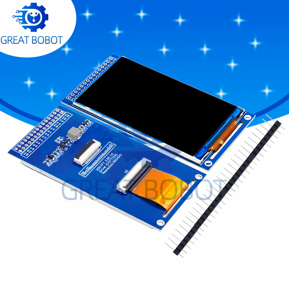 2.95 インチ TFT LCD モジュール 360x640 ST7701 SPI RGB インターフェース表示画面 3.3V 5V Raspberry Pi 用