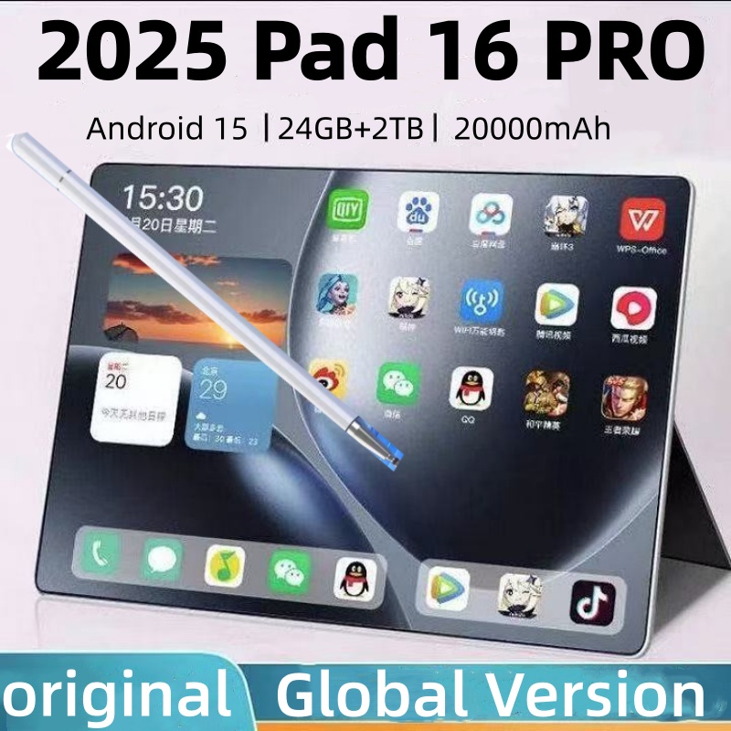 2026 5G タブレット Android 15 真新しい 11 インチ 22GB RAM 2TB ROM MI タブレット Android 15 20000mAh 10 コア WIFI Bluetooth ネットワーク タブレット