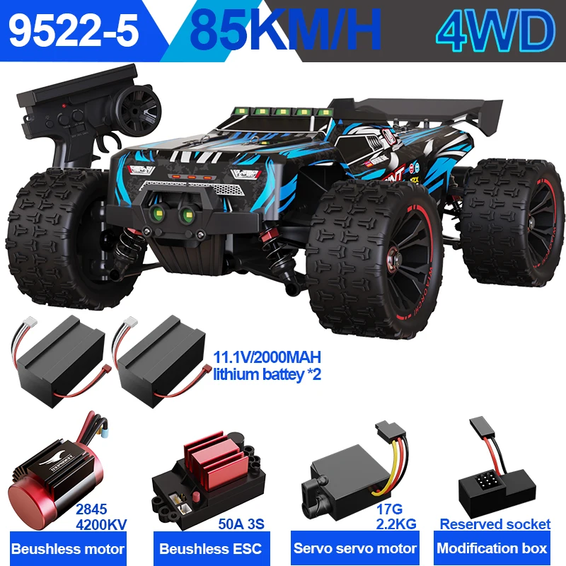 SCY9522PRO 85KM/H 高速 RC カーブラシレス 4WD オフロードドリフトリモートコントロールカー 1:16 プロレーシングカー SCY9522 50KM/H