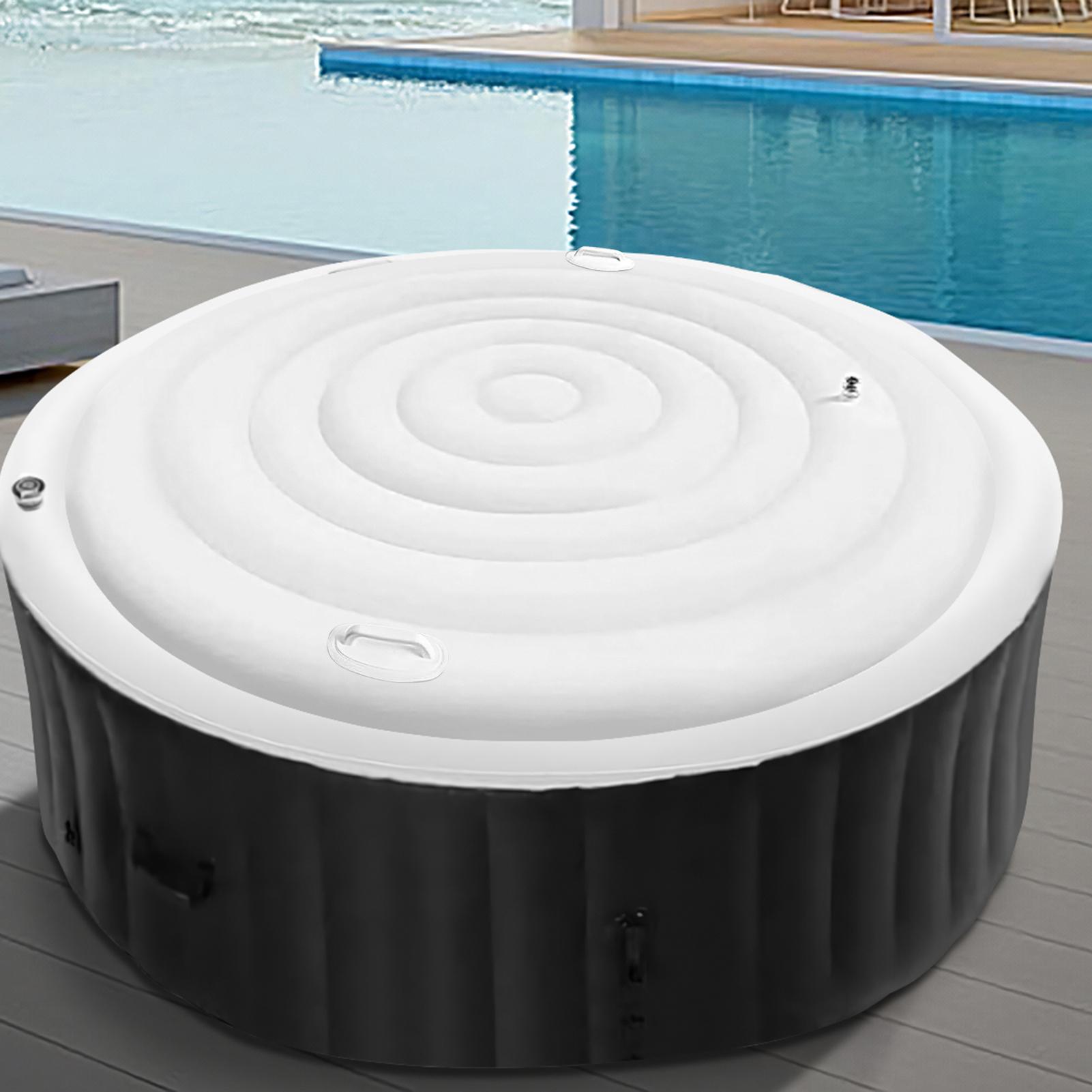 インフレータブルホットタブカバーラウンドホットタブカバープロテクター断熱スパカバーインフレータブルホットタブ用屋外用