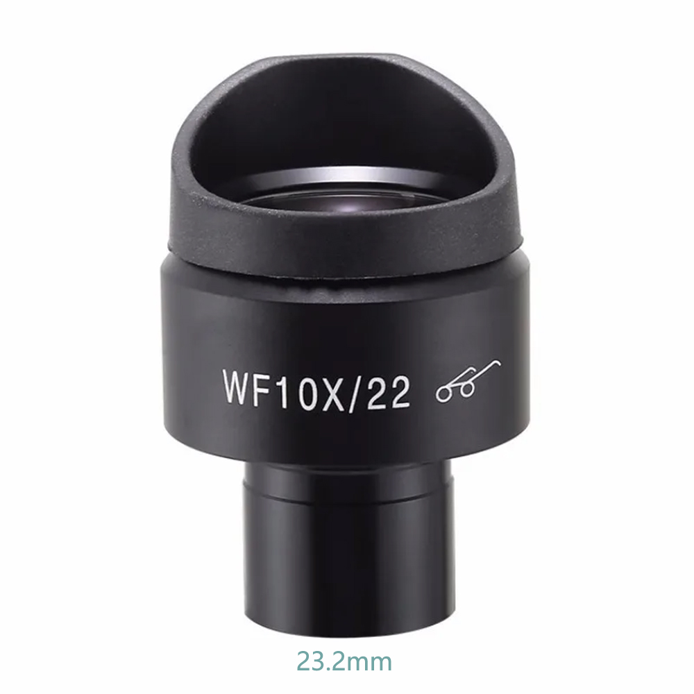 1 個 2 個 WF10X/22 高アイポイント接眼レンズ生物顕微鏡取り付け用 23.2 ミリメートル広視野ビュー 22 ミリメートル視度調整