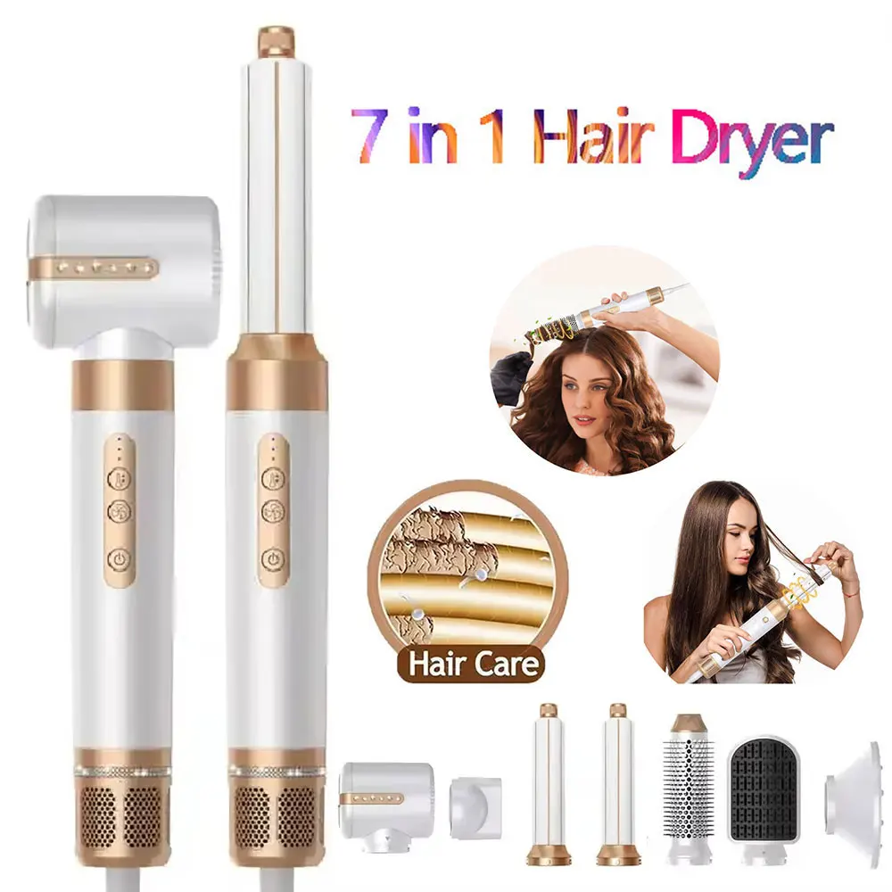 7 で 1 ヘアドライヤーホットコームセットプロフェッショナルヘアアイロンストレートヘアアイロンスタイリングツールダイソン Airwrap 高速ヘアドライヤー用