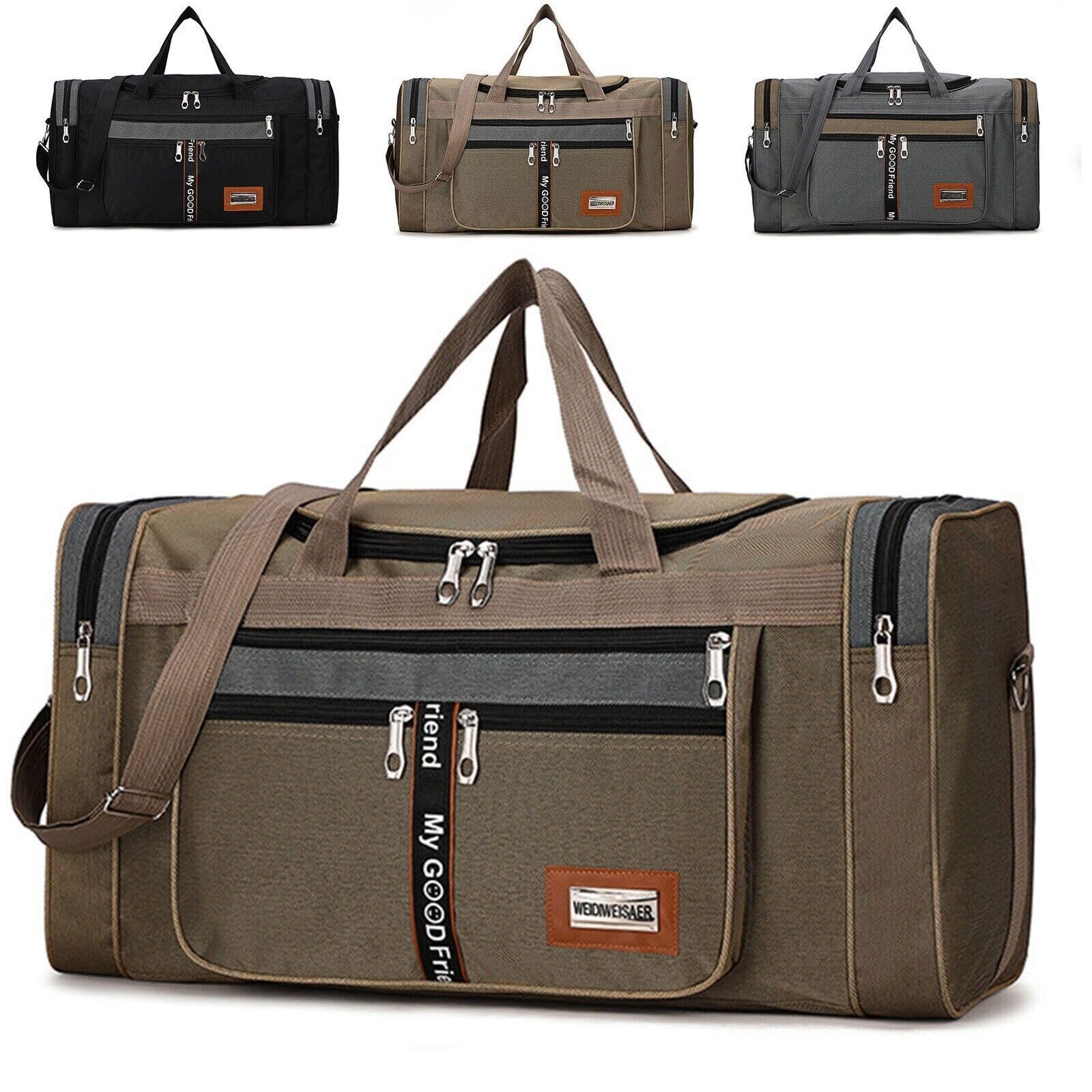 ジムダッフルバッグ トラベルダッフルバッグ 60L/28インチ 大型ダッフルバッグ 防水ダッフル荷物 スポーツ トラベル ウィークエンダーバッグ メンズ レディース