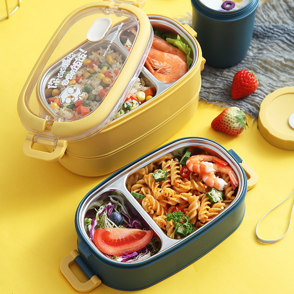 ステンレス鋼 304 ランチボックス弁当朝食多層断熱子供学生作業屋外食器食品容器