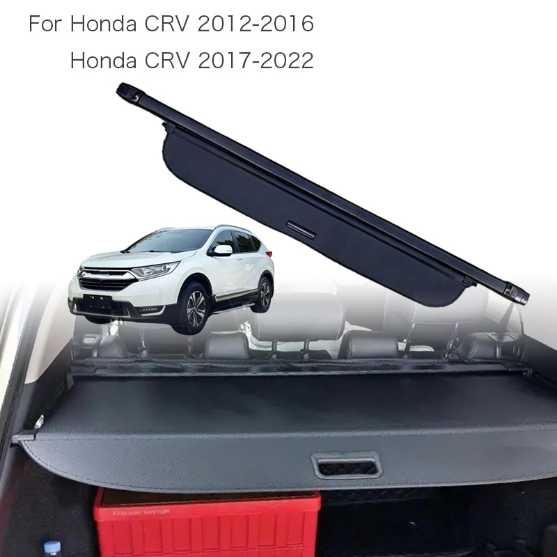 自動トランクカーテンオーガナイザーカバーホンダ CRV 2012-2022 カーゴカバートランクリアラックパーティションシェルターシールドシェード荷物