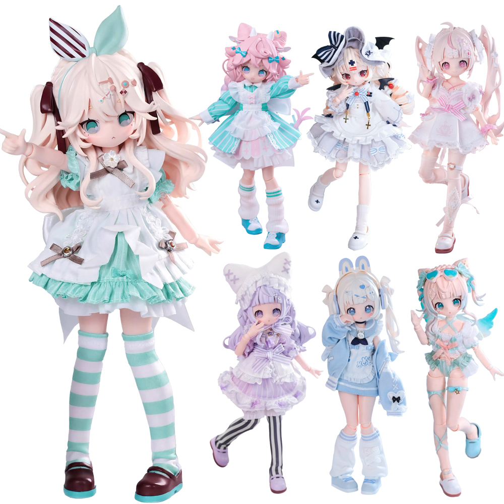 在庫 Wanmeng Sugary 1/8Mjd ブラインドボックス可動ジョイント人形アクションフィギュア人形トレンディなおもちゃの装飾品フィギュアかわいいギフト