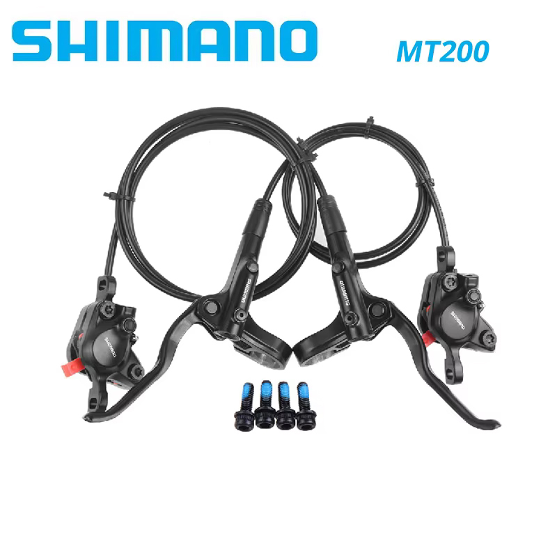 シマノ MT200 MT201 M315 MTB マウンテンバイク油圧ディスクブレーキセットには MT200 ブレーキレバーローター RT56 RT54 RT26 RT30 HS1 G3 が含まれています