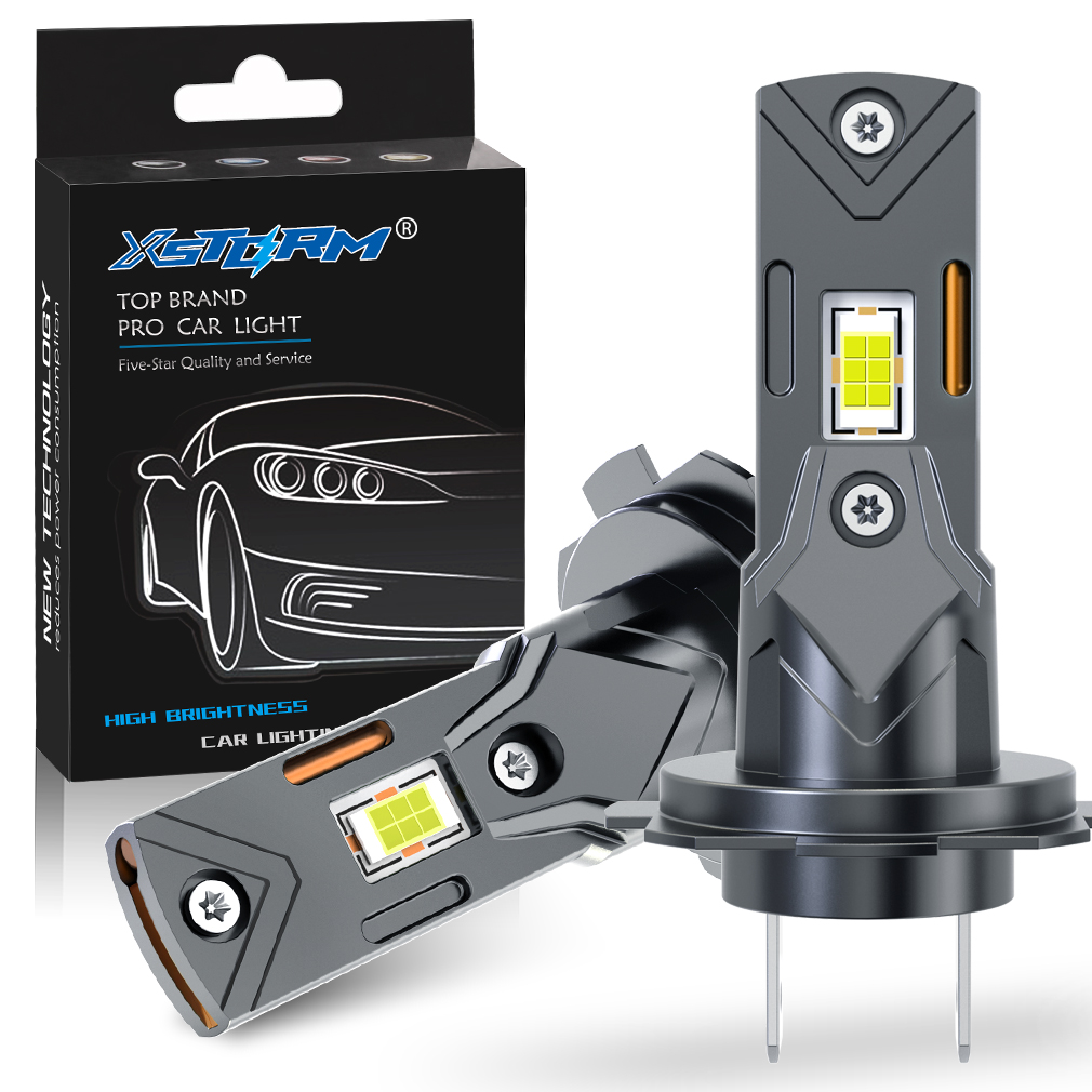 XSTORM H7 LED 電球 25000LM 70 ワット H4 LED ヘッドライト Canbus エラーなし自動ターボライトフォグランププラグプレイ 6500K 12V 24V