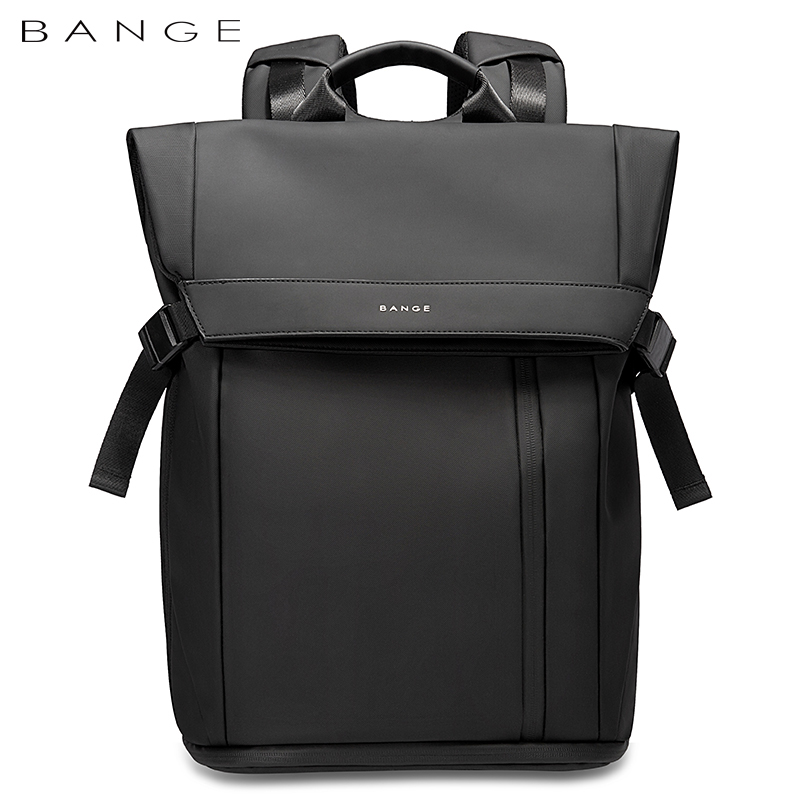Bange 男性ファッションバックパック 15.6 インチ多機能防水バックパックデイリートラベルバッグカジュアルスクールリュックサックバックル付き