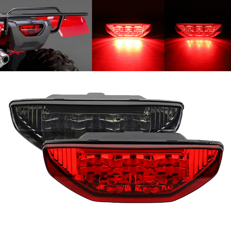 ATV テールライトテールライトランプホンダ TRX 250 300 400 500 700 ランチャーフォアマンルビコンリコン 250EX 2006-2014 2010 2011 2012