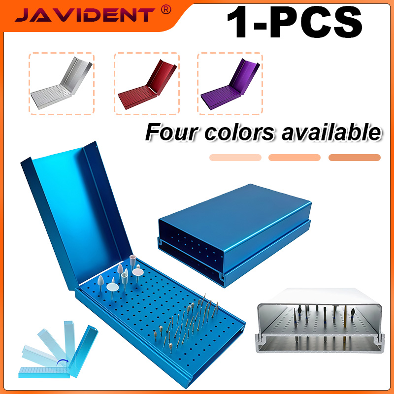 JAVIDENT 152 穴歯科バー FG RA バーホルダーバークリーニングスタンドボックスケースオートクレーブアルミニウム歯科用滅菌可能