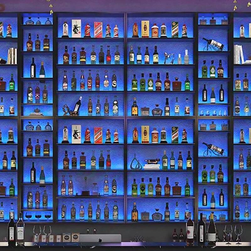 家庭用アルコールワインラックキャビネットモダンな棚エンターテイメントレストランディスプレイキャビネット棚収納カンティーナバー家具