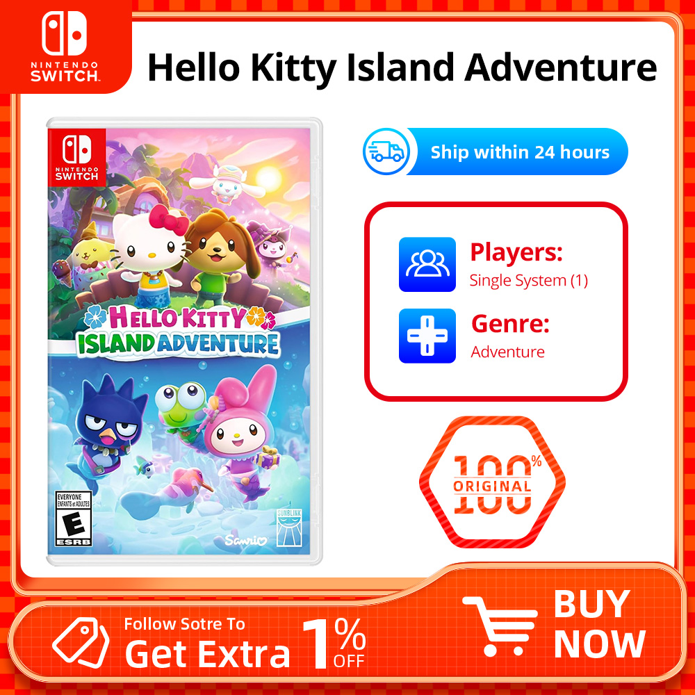 ハローキティ アイランド アドベンチャー - Nintendo Switch ゲーム セール - ゲーム カートリッジ 物理カード サポート TV テーブルトップ ハンドヘルド モード