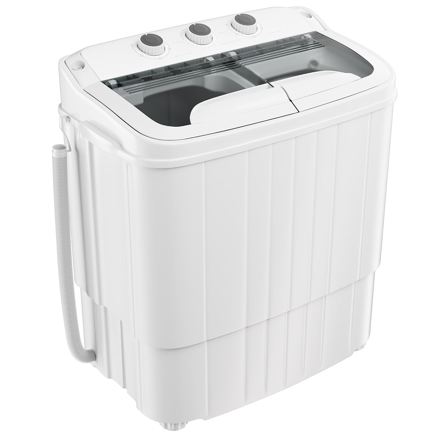 ポータブル洗濯機、18ポンドミニ洗濯機とスピン乾燥機コンボ、ミニツインタブランドリーマシン、カスタマイズ