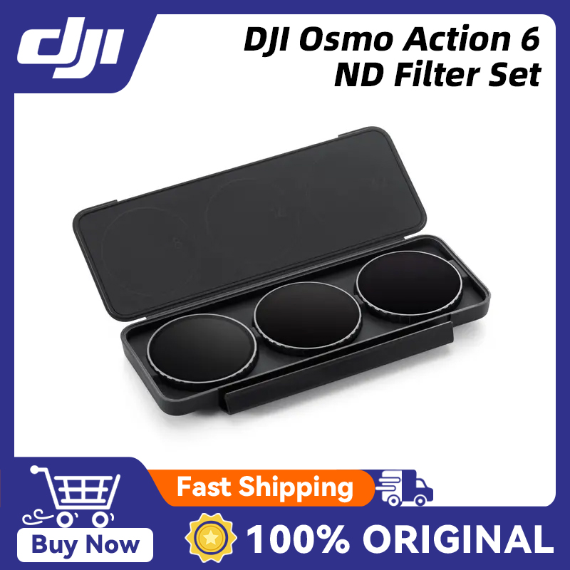 DJI Osmo Action 6 ND フィルター セット (ND16/ND32/ND64) 純正アクセサリー在庫あり